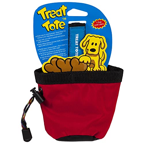 Chuckit! Treat Tote Dog Treat Pouch for Puppy Training, 1 Cup Capacity, Assorted Colors