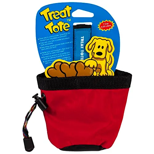 What features should I look for when choosing a dog treat pouch for training purposes?