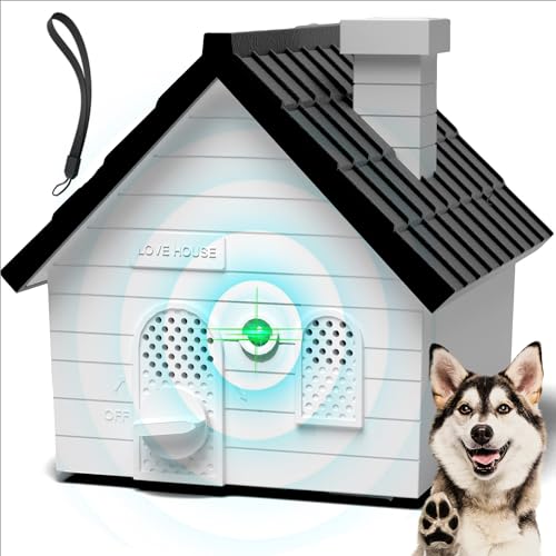 Anti Bark Device for Dogs,Dog Bark Deterrent Devices,No Barking Device for Dogs,Bark Box,Barking Dog Silencer,4 Frequency Ultrasonic Barking Control Devices Sonic Sound Silencer Safe for Human & Dogs
