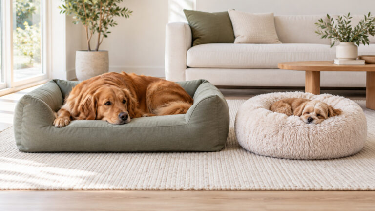 Side-by-side view of the EHEYCIGA and WESTERN HOME WH beds products on a neutral background, emphasizing visible differences in size and configuration.