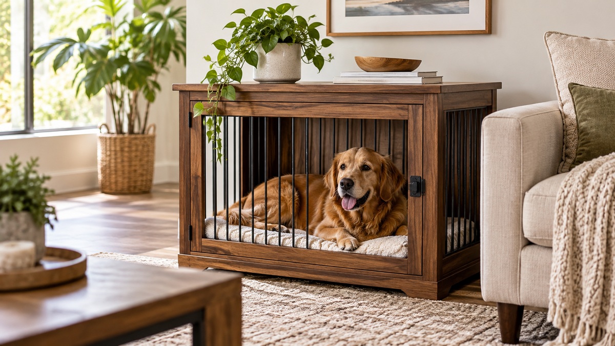 est dog crate furniture