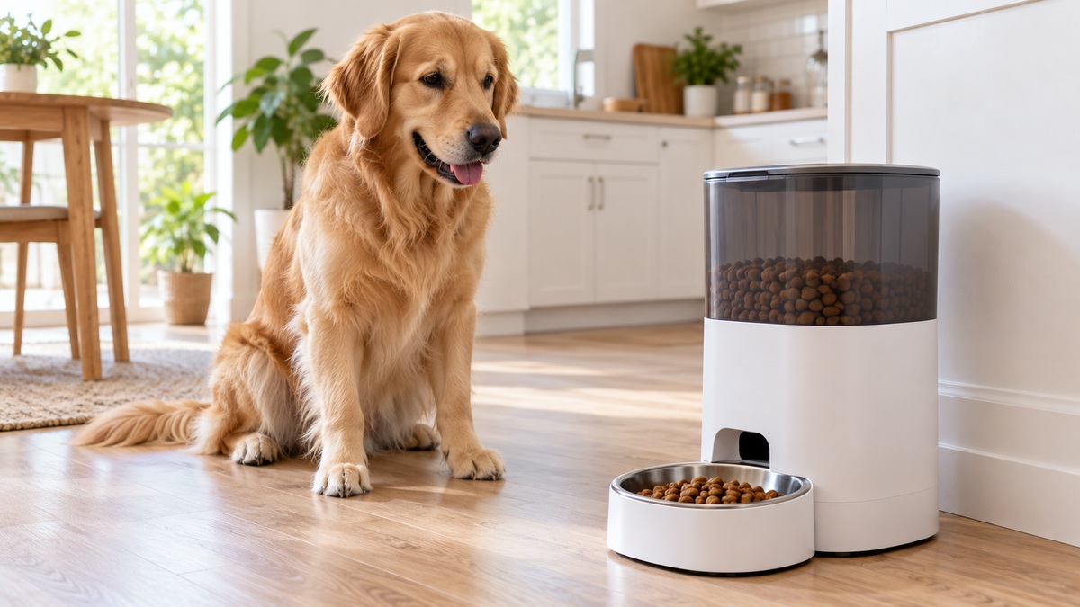 est dog food dispenser