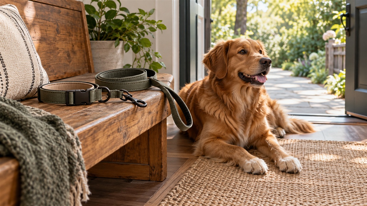 Best dog leash and collar set
