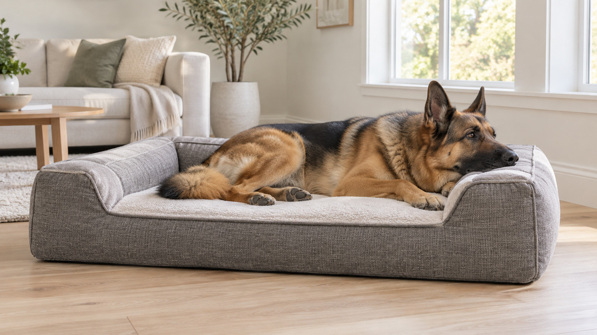 Best large dog bed for german shepherd
