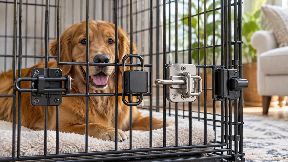 est locks for dog crates