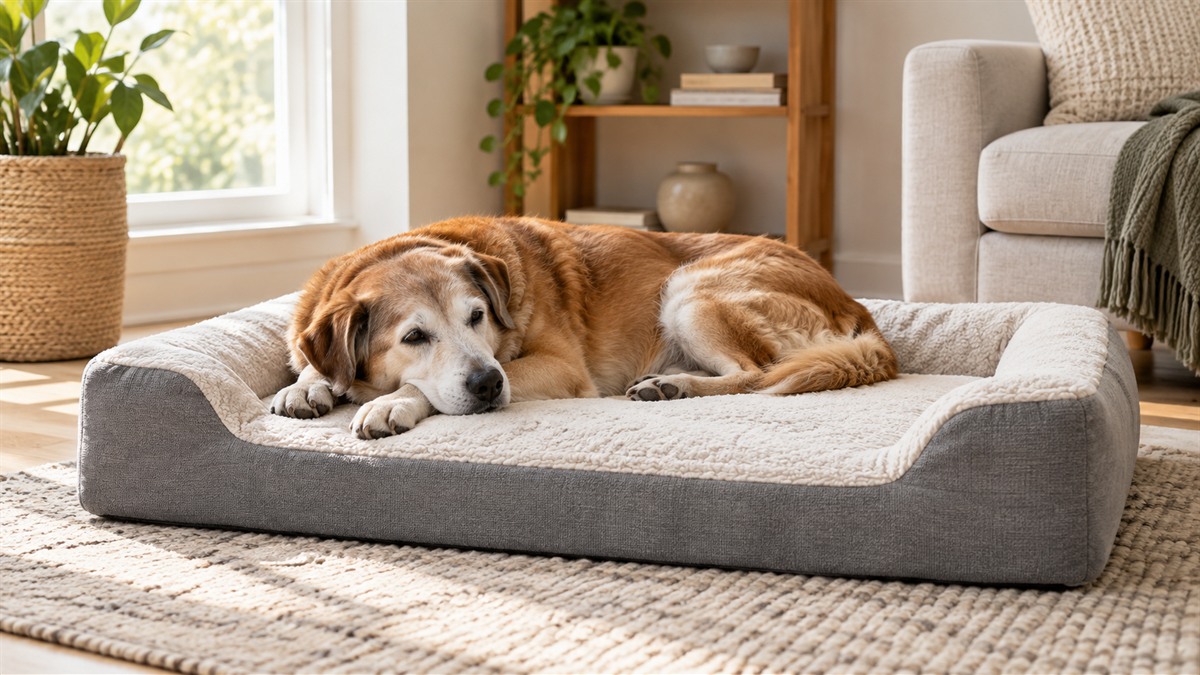 Best orthopedic dog beds for senior dogs