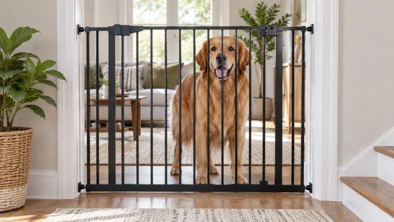 est tall pet gates for large dogs