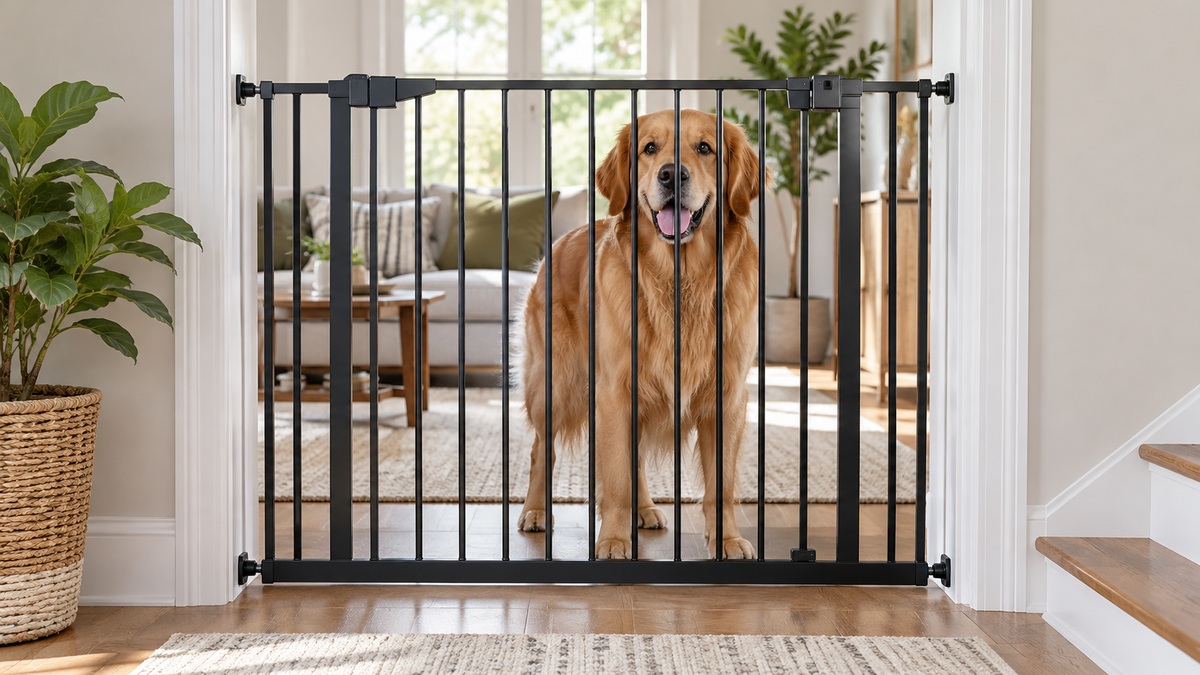 est tall pet gates for large dogs