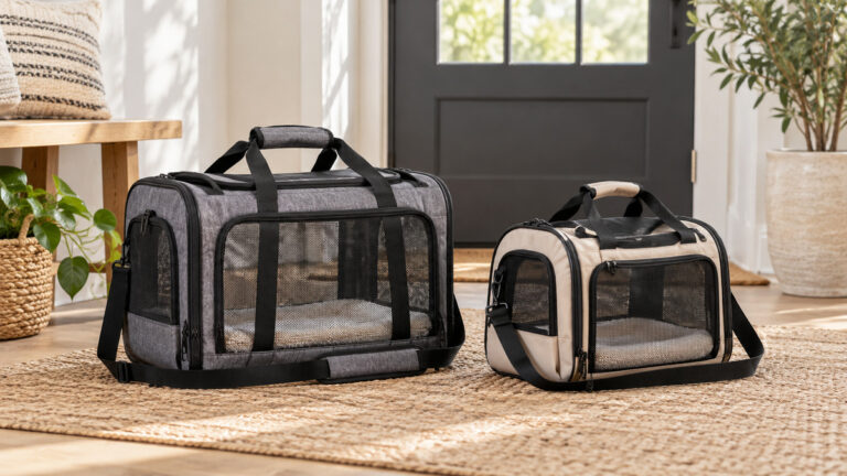 Editorial comparison scene featuring generic carriers travel products henkelion options in natural light.