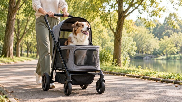 Dog stroller for medium dogs