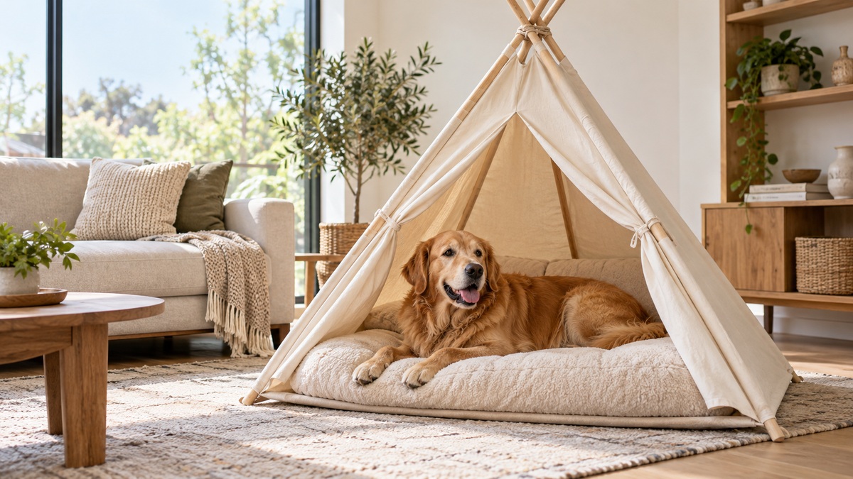 arge dog teepee