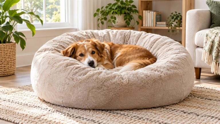 Bean bag dog bed large