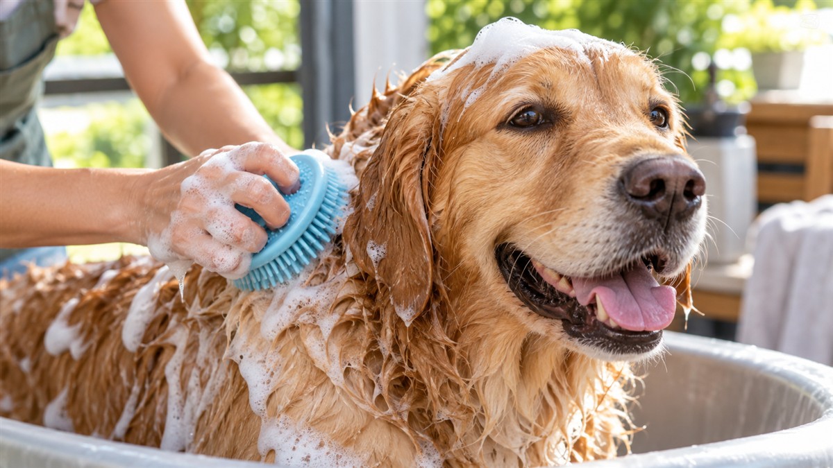 Best Dog Bath Brush: Five Listings Compared by Coat and Dispenser