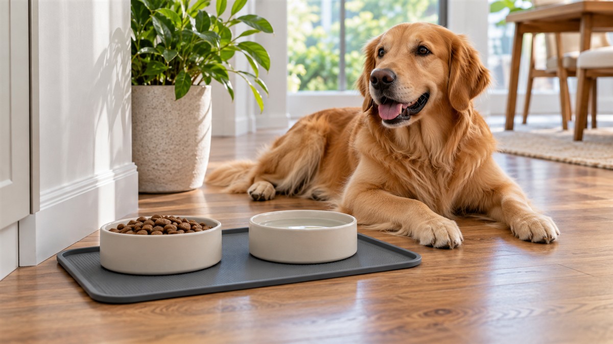 Best Dog Food Mat: Five Mats Compared by Size and Edges