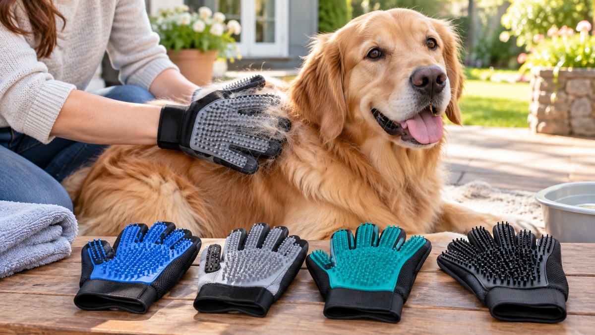 Best Dog Grooming Gloves: Four Listings Compared by Size, Weight and Washing