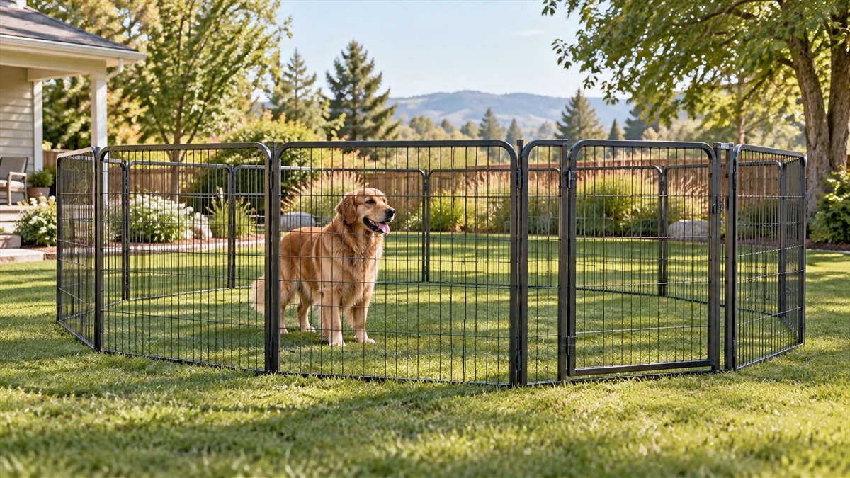 Best Dog Pen for Large Dogs: Height, Footprint and Weight From the Listings