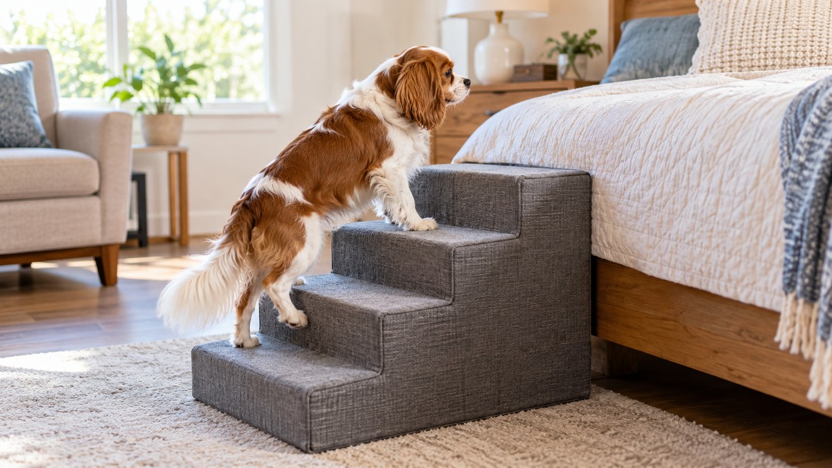Best Dog Stairs Compared by Height, Steps, Width and Weight Limit