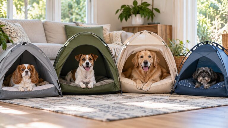 Best Dog Tent Bed: Four Listings Compared on Size, Cover and Limits