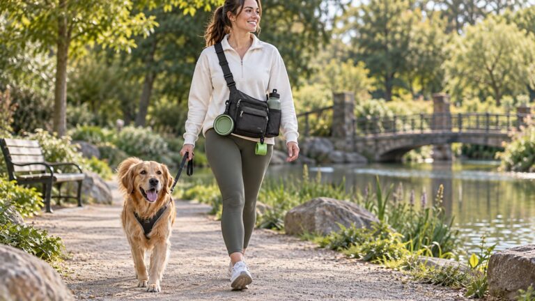 Dog Walking Bag With Water Bottle Holder: Options Compared