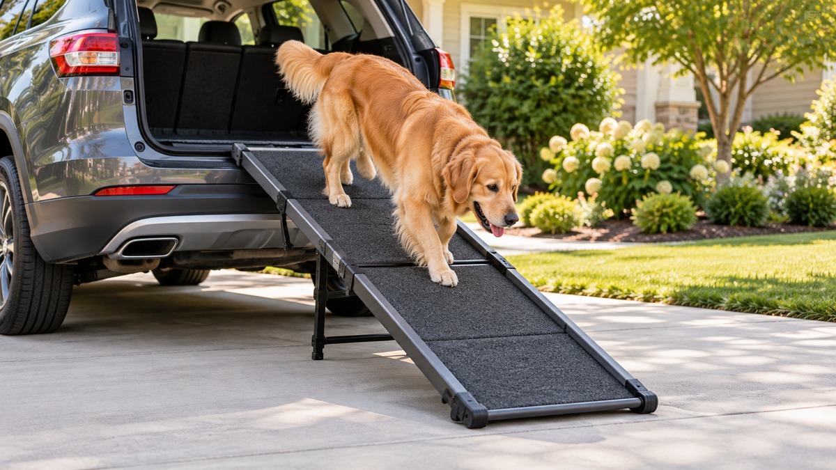 Dog auto ramp