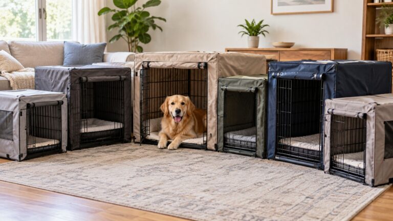 Dog Crate Covers: 8 Listings Compared by Size and Airflow