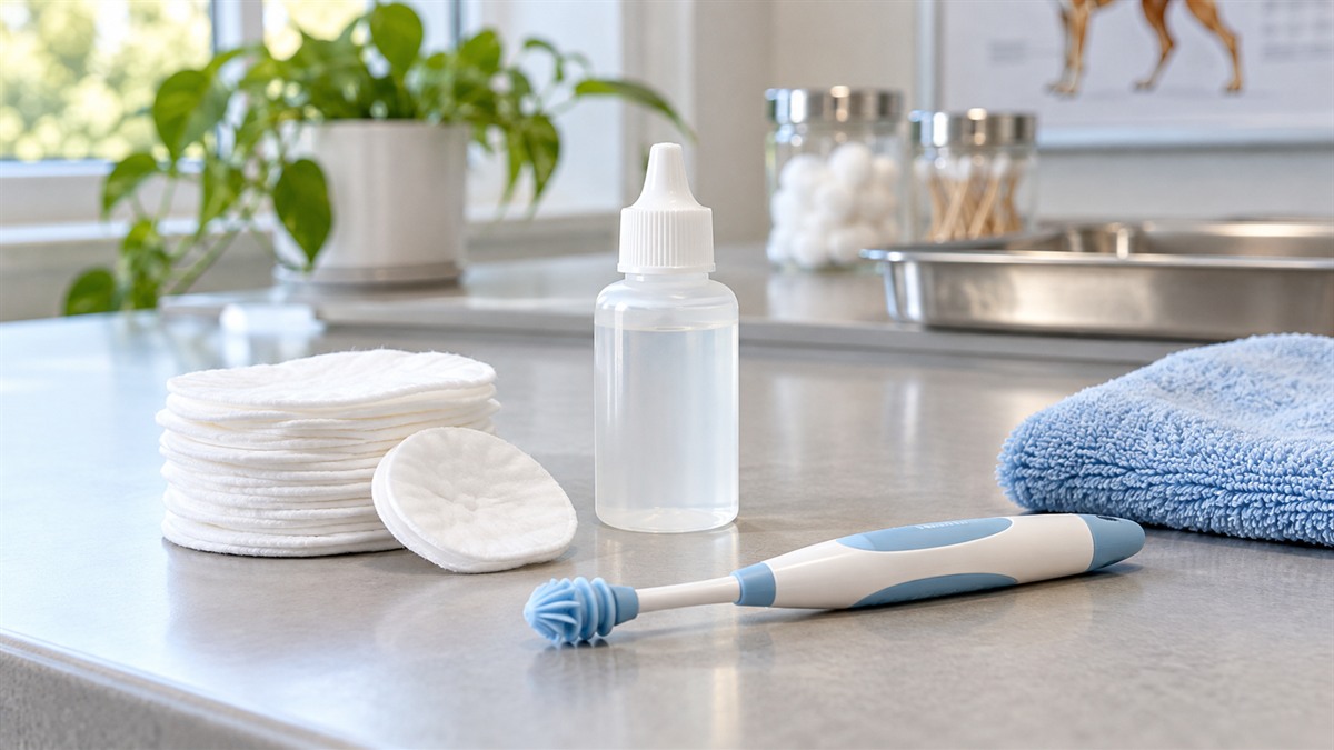 Dog ear wax removal tool