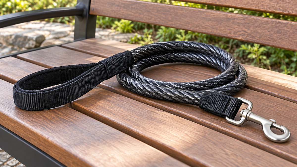 Dog leash that can t be chewed