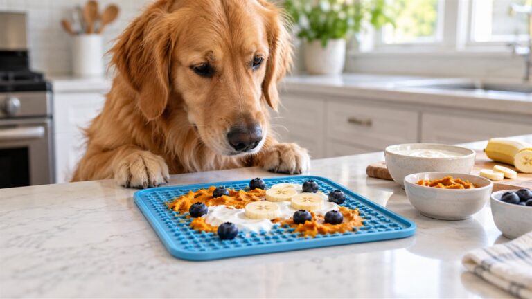 Dog safe foods for lick mat