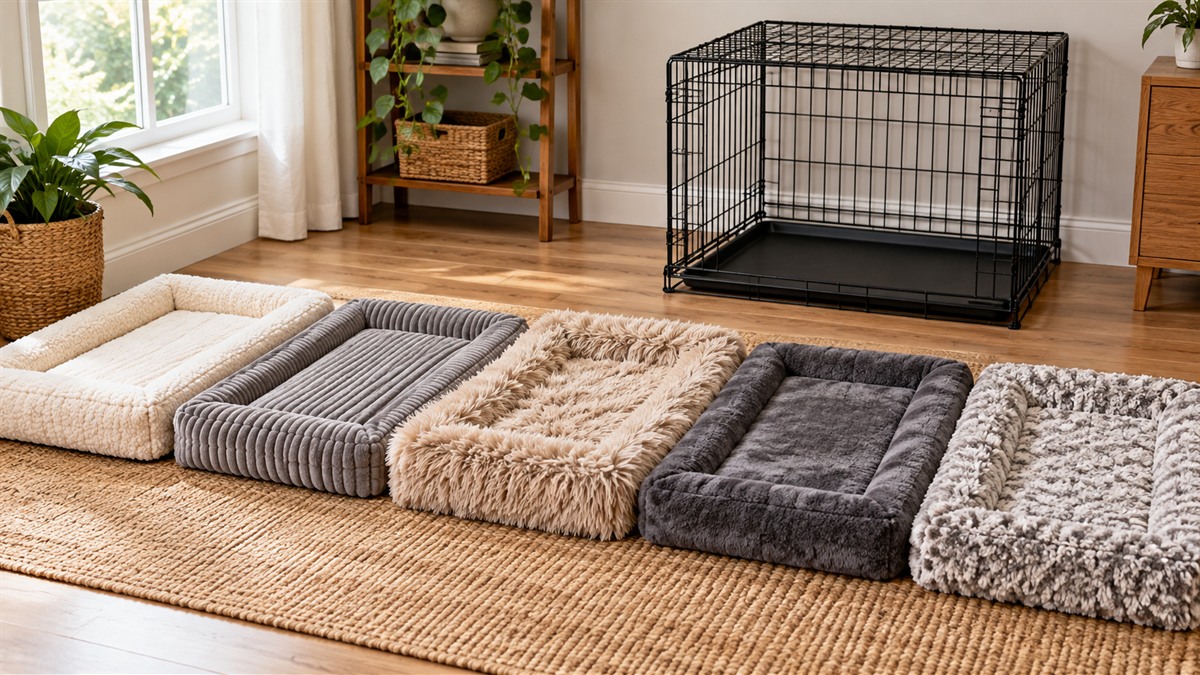 Product-focused comparison scene for exsnugy bed mats with the listed options arranged clearly.