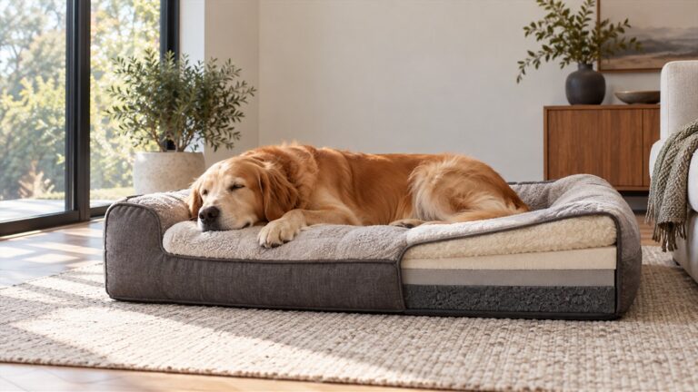 Extra thick orthopedic dog bed