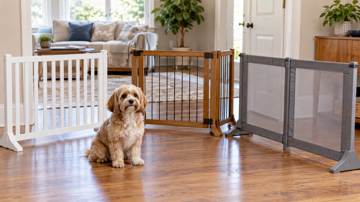 Freestanding Pet Gates for Small Dogs Compared