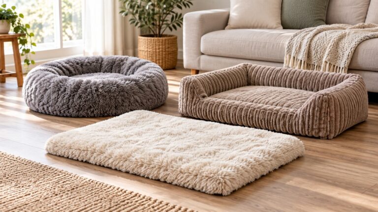 Product-focused comparison scene for ggib bed mats with the listed options arranged clearly.