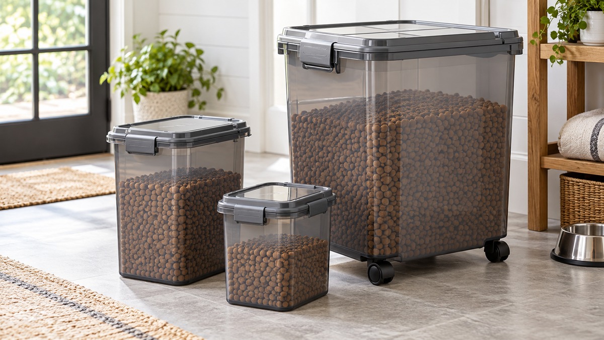 Product-focused comparison scene for iris usa food storage with the listed options arranged clearly.