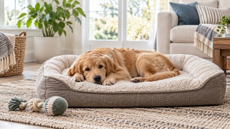 Large puppy bed