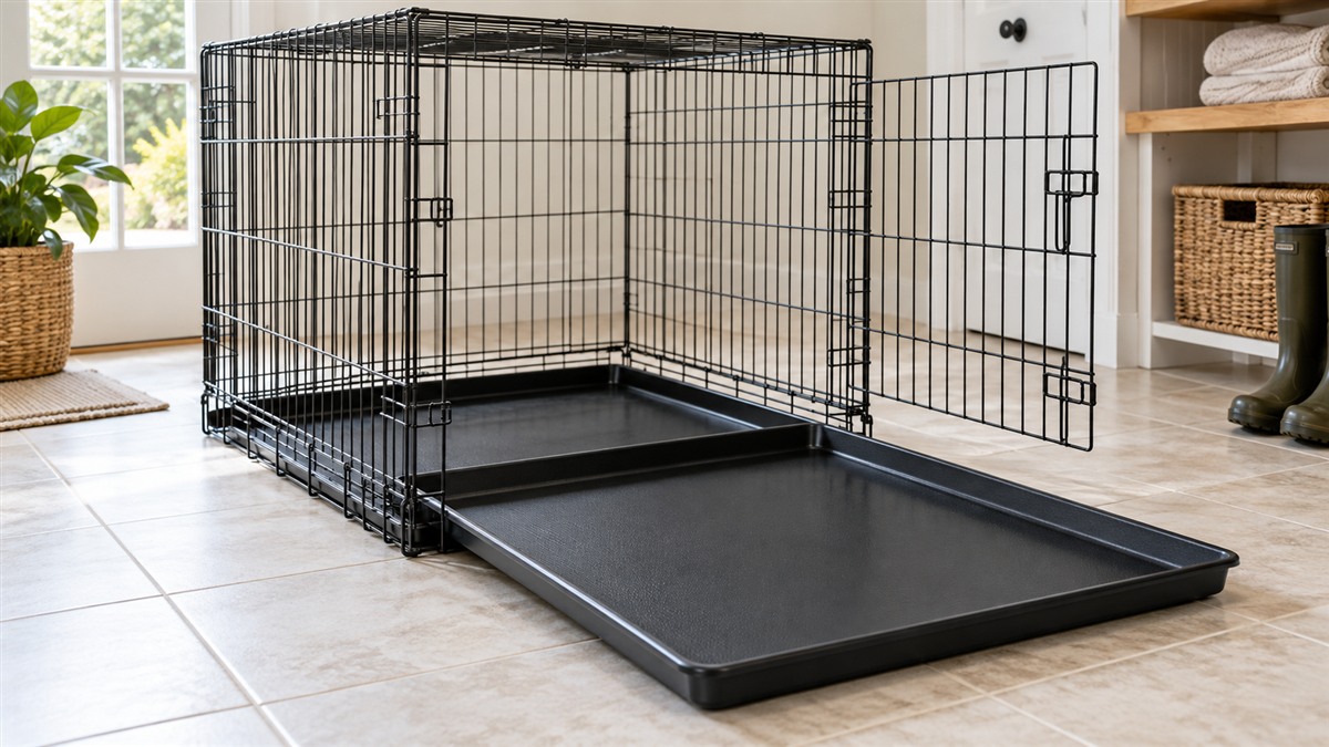 X large dog crate tray