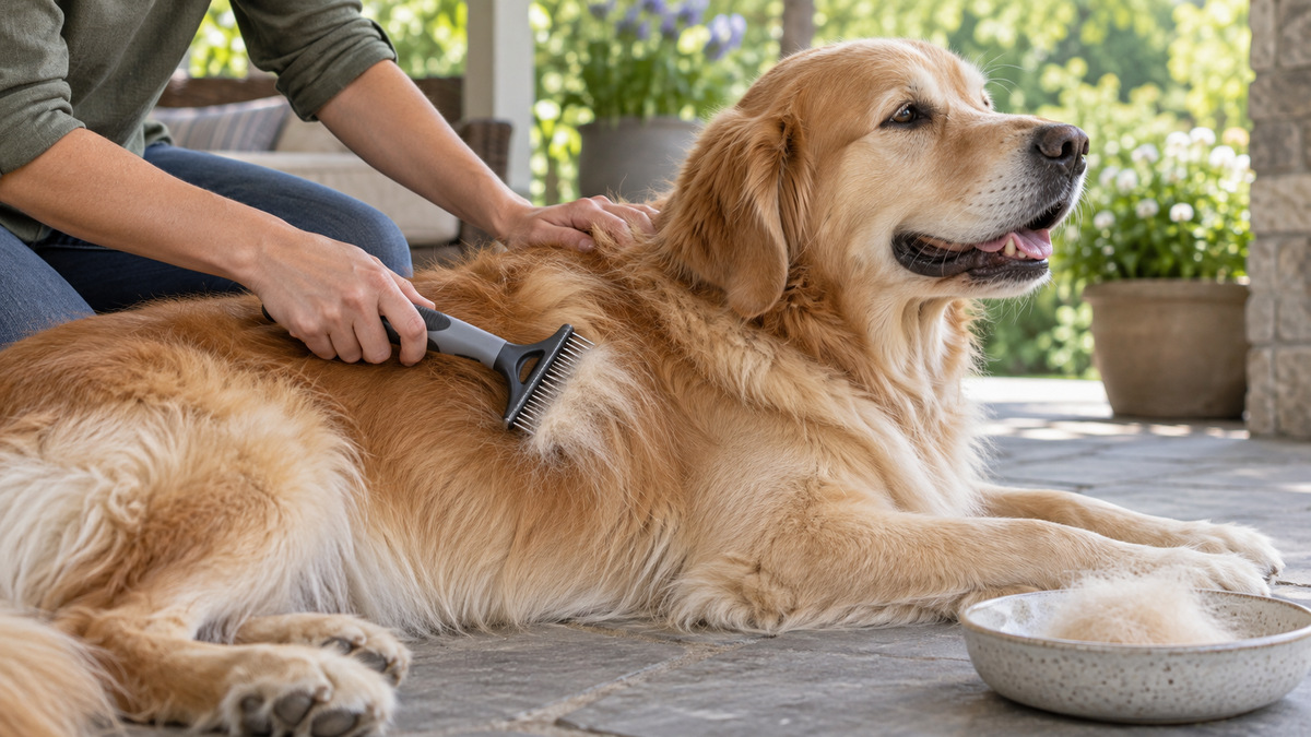 Best Brush to Remove Dog Undercoat: Rakes, Pin Length and Technique