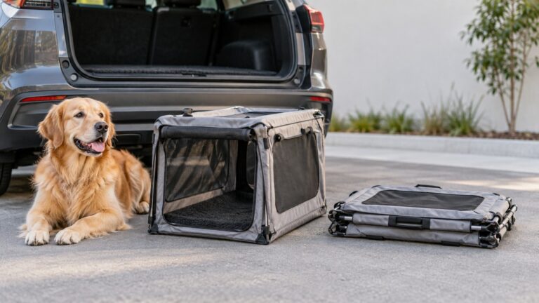 Best Collapsible Dog Crate for Travel: Size, Weight and Car Use