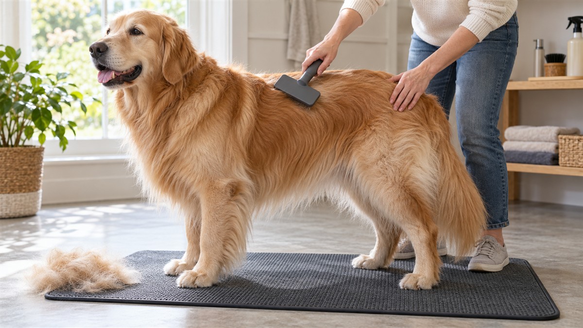 Best Deshedding Brush for Large Dogs: Reach, Head Size and Use